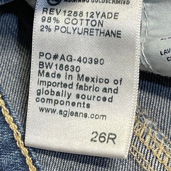 Ag Adriano goldschmied womens the legging super skinny jeans sz 26R low rise - Picture 12 of 12
